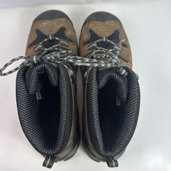 Keen Gypsum Brown Leather Waterproof Lace Up Trail Men’s Hiking Boots - Picture 10 of 14